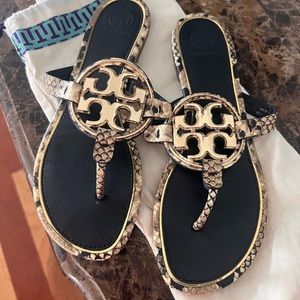 Tory Burch Reva Flat Sandals size 9